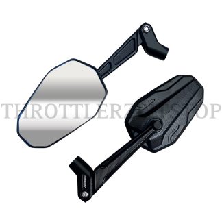 CNC POLYGON RACING MIRROR :BLACK
