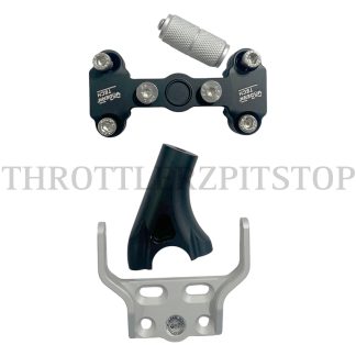 HIMALAYAN 450 HANDLEBAR RISER W/ MOBILE HOLDER COMBO :BLK 13CH