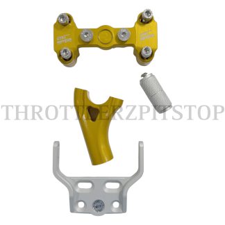 HIMALAYAN 450 HANDLEBAR RISER W/ MOBILE HOLDER COMBO :GOLD 13CH
