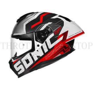 KORDA SONIC GP SPI-D GLOSS WHITE/RED