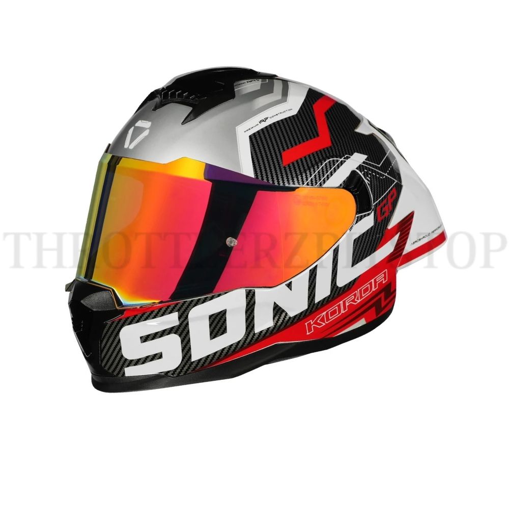 KORDA SONIC GP SPI-D GLOSS WHITE/RED - Image 5