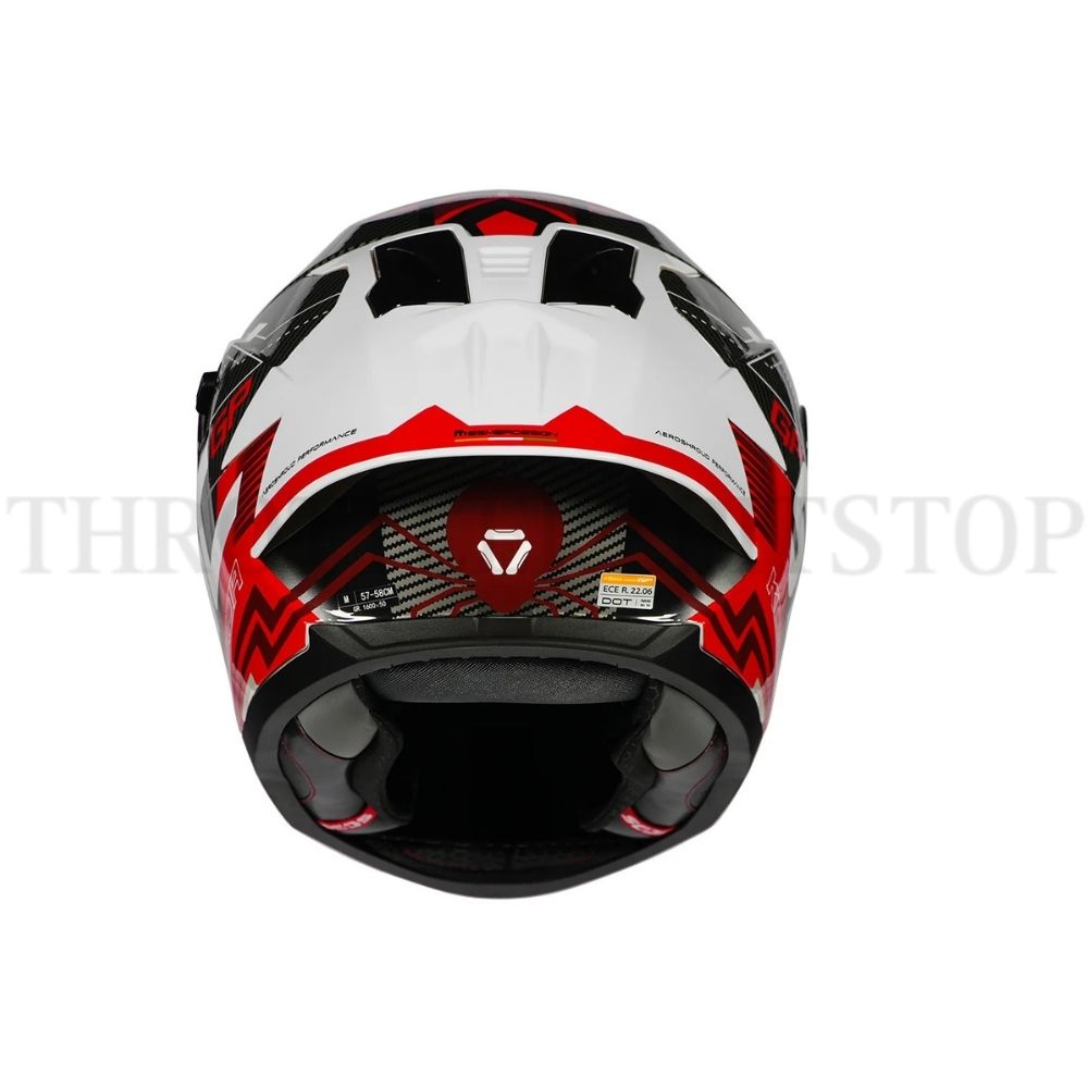 KORDA SONIC GP SPI-D GLOSS WHITE/RED - Image 3