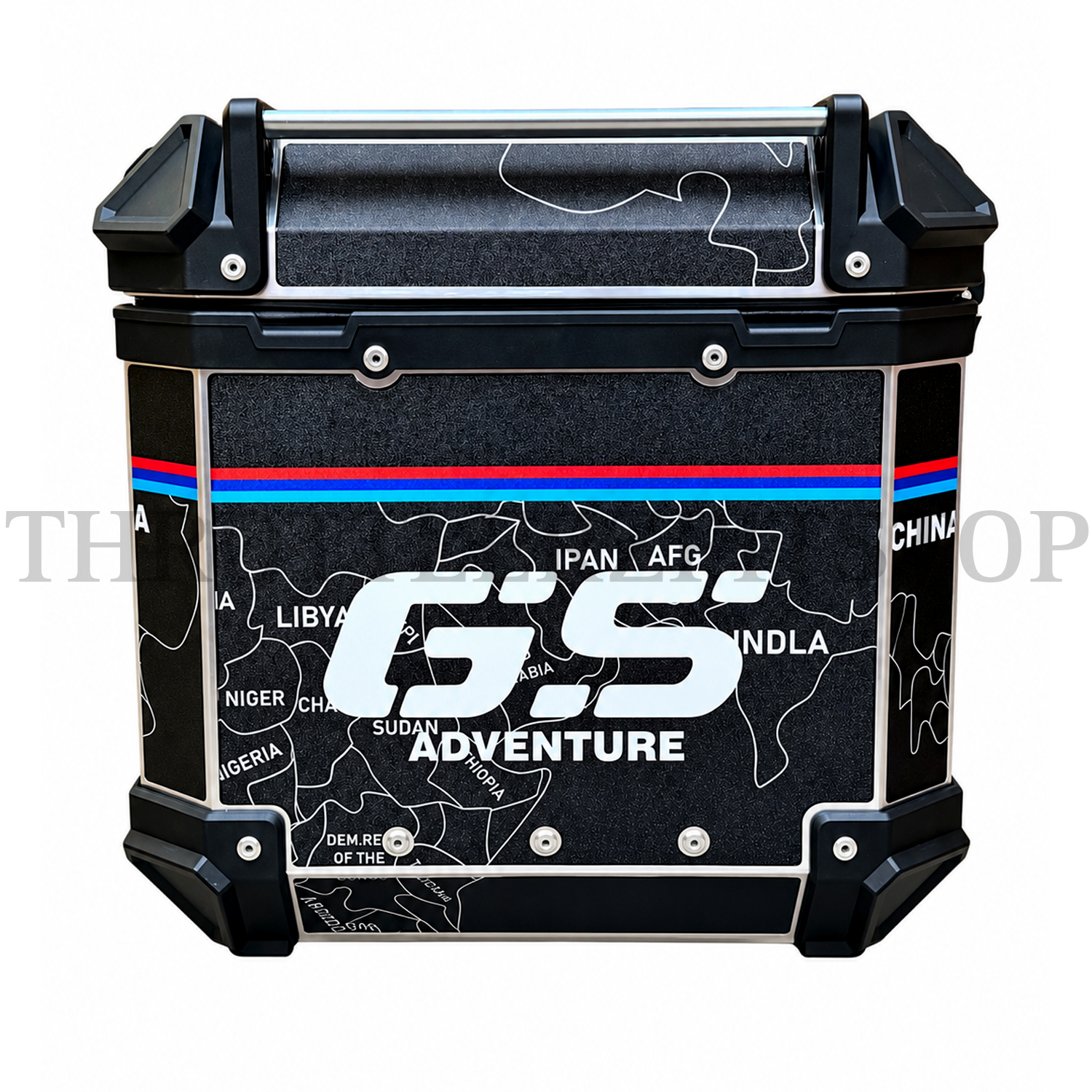 LGP TOP PANNIER GS BLACK STICKER 45L - Image 2