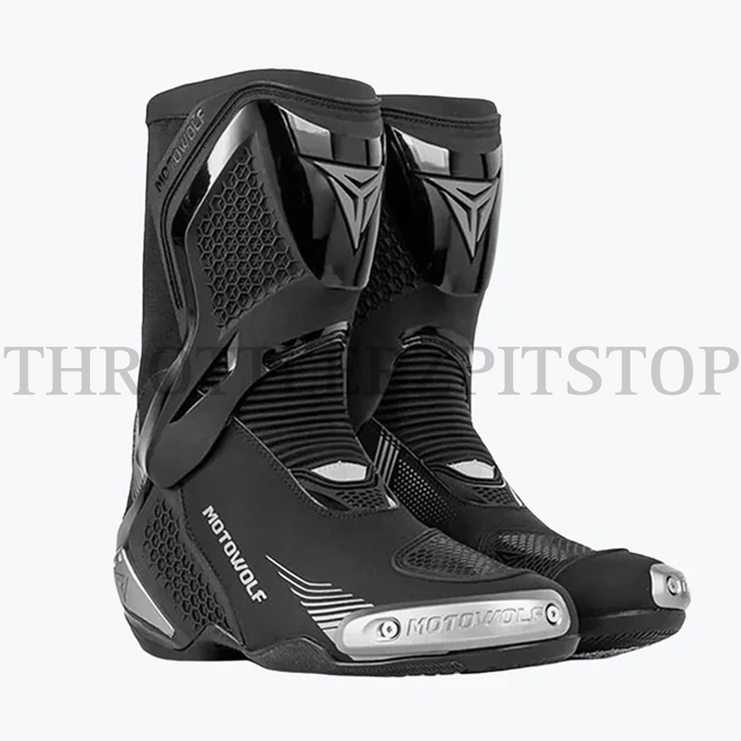 MOTO WOLF B01 RIDING BOOT : BLACK/GREY