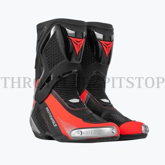 MOTO WOLF B01 RIDING BOOT : BLACK/RED
