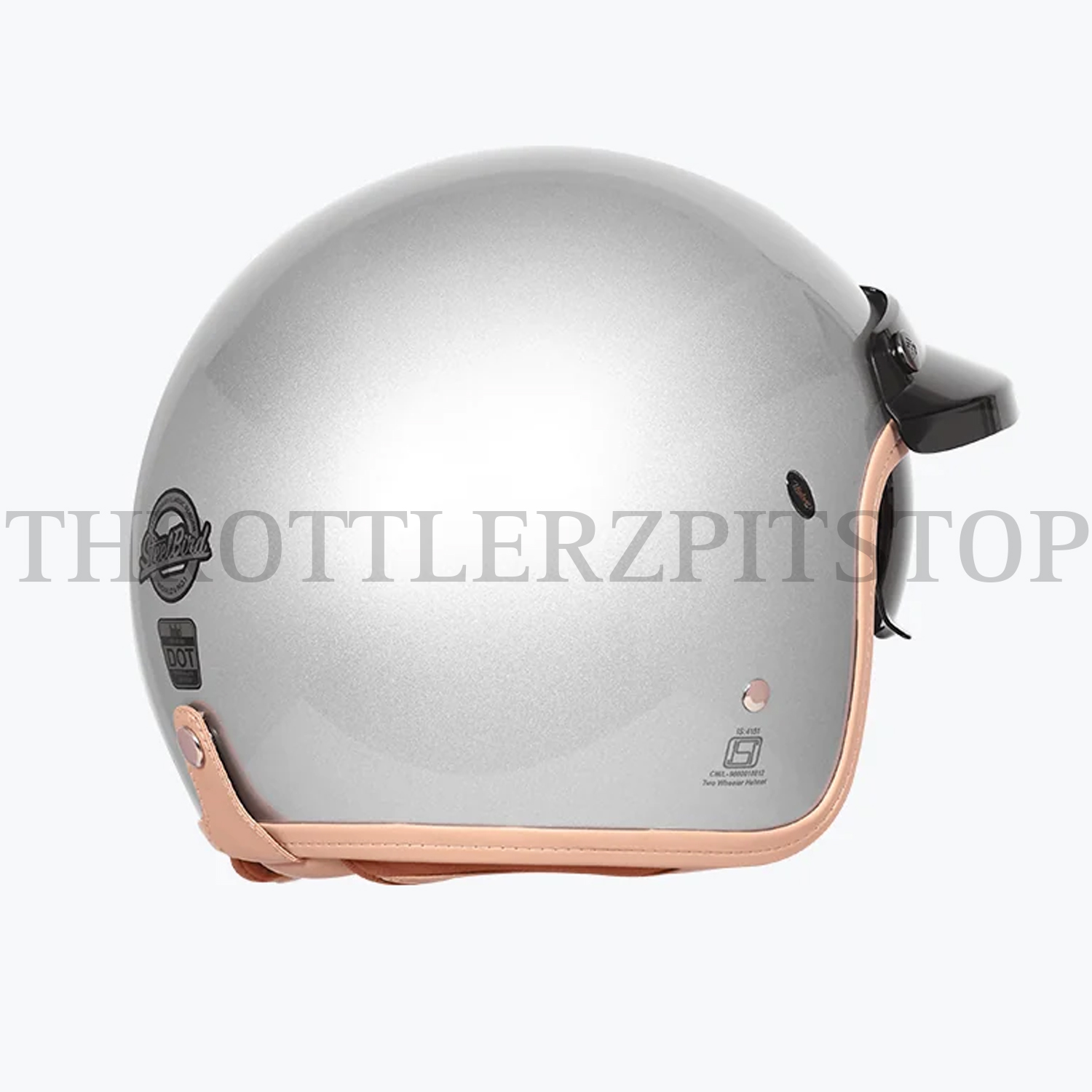 STEELBIRD VINTAGE 2.0 ISS 68: GLOSSY SILVER - Image 3