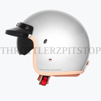 STEELBIRD VINTAGE 2.0 ISS 68: GLOSSY SILVER