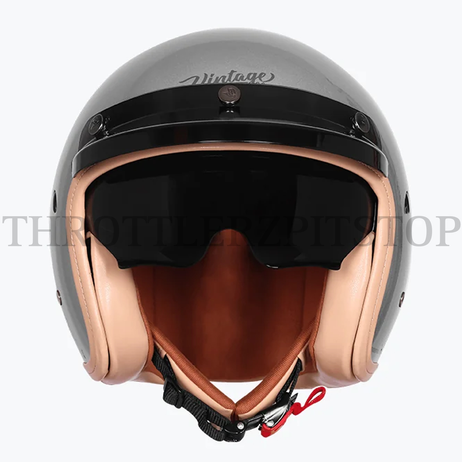 STEELBIRD VINTAGE 2.0 ISS 68: GLOSSY SILVER - Image 2