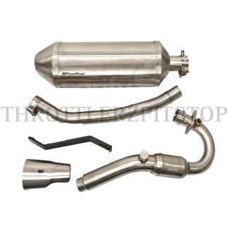 XPULSE 210 EXHAUST POWER RAGE :BRUSHED SHIELD FINISH