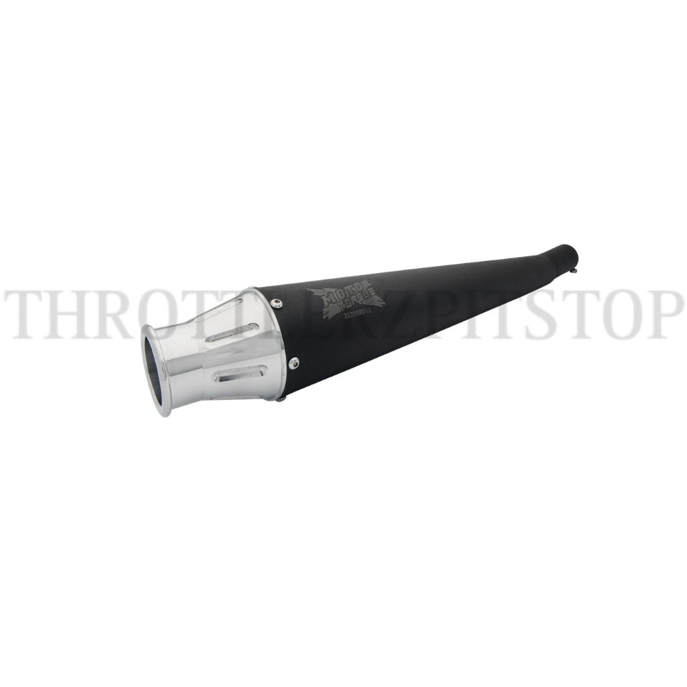 MOTO TORQUE LAUNCHER EXHAUST :BLACK