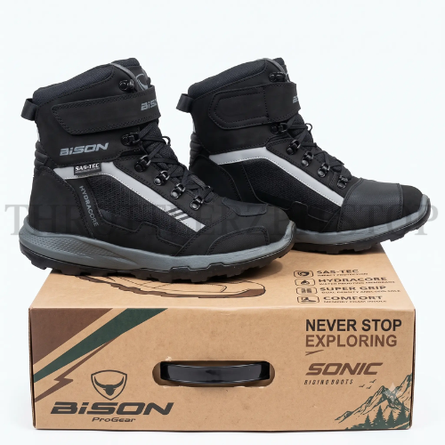 BISON SONIC BOOT BLACK - Image 4