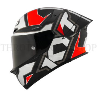 KYT TT REVO ELECTRON MATT GREY/RED