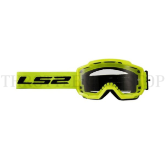 LS2 GOGGLES CHARGER PRO HIV-YELO W/ CLEAR VISOR