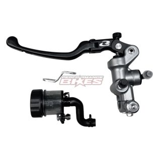 RCB FORGED MASTER CLUTCH PUMP SI FL 17MM LH TITANIUM W/LEVER BLACK