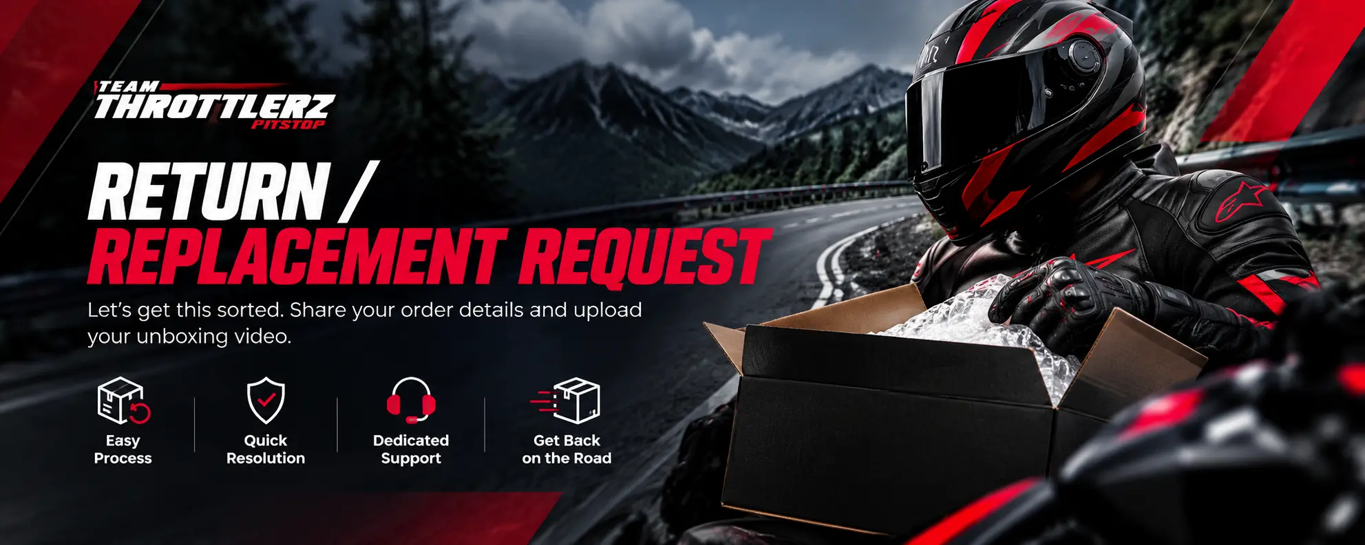 Throttlerz Return and Replacement Request