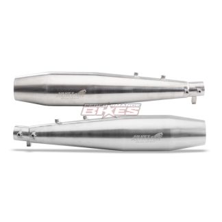 SSP EXHAUST :INTERCEPTOR/GT650 TWIN :SILVER
