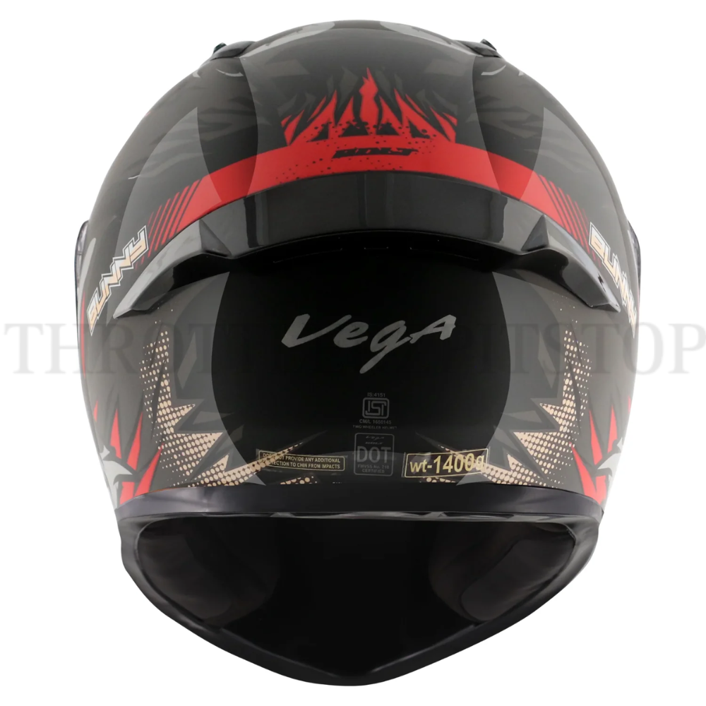 VEGA BOLT DX BUNNY - BLACK RED - Image 4