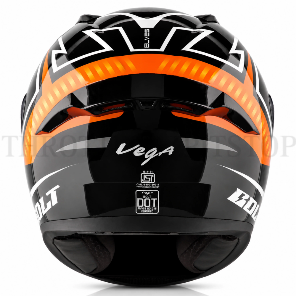 VEGA BOLT DX ELVES - BLACK ORANGE - Image 4